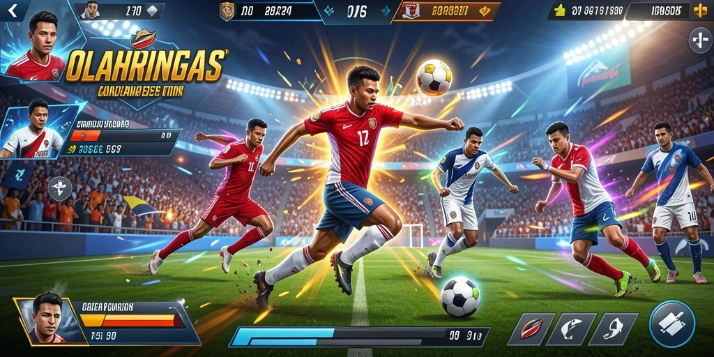 Screenshot menggambarkan berbagai tema permainan slot yang tersedia.