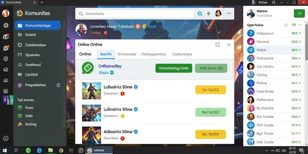 Tampilan antarmuka yang mudah dinavigasi dan user-friendly.