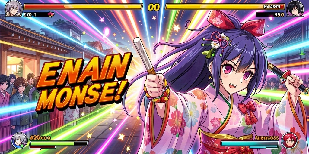 Gambaran gameplay saat berkompetisi dengan teman.