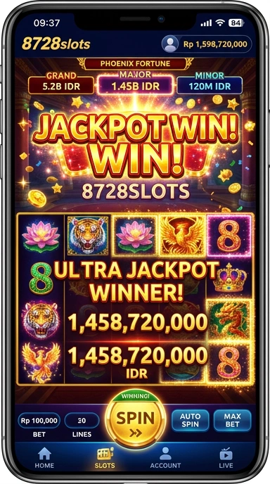 8728slots — menu pengaturan